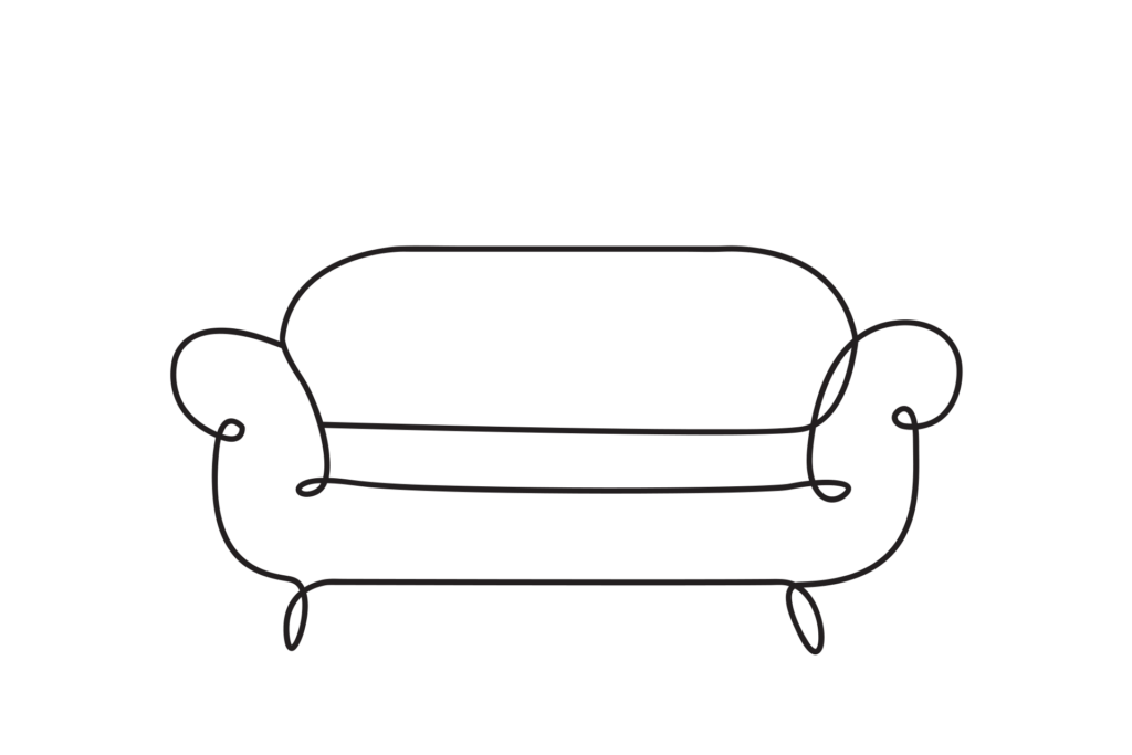 Symbol på en soffa